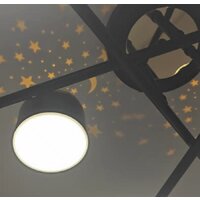 Припотолочная люстра Mirastyle Диод MH-3231/6 BK+FGD - Превью изображения №11 — Интернет-магазин Time-Shop