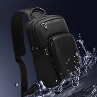 Городской рюкзак Bange BG7718 (черный) - Превью изображения №7 — Интернет-магазин Time-Shop