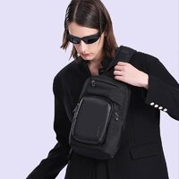 Городской рюкзак Bange BG7718 (черный) - Превью изображения №12 — Интернет-магазин Time-Shop