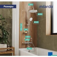 Душевая система  Milardo Ideal Spa ILSSBTHM06 - Превью изображения №11 — Интернет-магазин Time-Shop