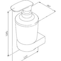 Дозатор для жидкого мыла AM.PM Sensation A3036900 - Превью изображения №5 — Интернет-магазин Time-Shop