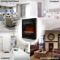 Электрокамин Planta PFP-FS400 (черный) - Превью изображения №15 — Интернет-магазин Time-Shop