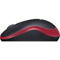 Мышь Logitech M186 (черный/красный) - Превью изображения №4 — Интернет-магазин Time-Shop