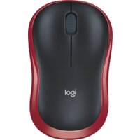 Logitech M186 (черный/красный)