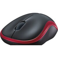 Мышь Logitech M186 (черный/красный) - Превью изображения №2 — Интернет-магазин Time-Shop