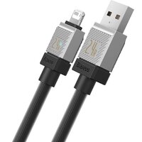 Кабель Baseus CoolPlay Series USB Type-A - Lightning (1 м, черный) - Превью изображения №3 — Интернет-магазин Time-Shop