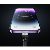 Кабель Baseus CoolPlay Series USB Type-A - Lightning (1 м, черный) - Превью изображения №9 — Интернет-магазин Time-Shop