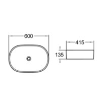 Умывальник SantiLine SL-1028 - Превью изображения №2 — Интернет-магазин Time-Shop