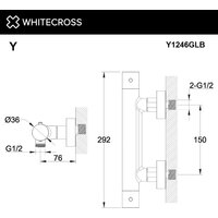 Смеситель Whitecross Y1246GLB (брашированное золото) - Превью изображения №3 — Интернет-магазин Time-Shop