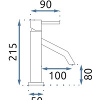 Смеситель Rea Level B2046 (черный матовый) - Превью изображения №6 — Интернет-магазин Time-Shop