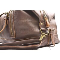 Дорожная сумка Carlo Gattini Sinfonica Campora 4019-04 (темно-коричневый) - Превью изображения №5 — Интернет-магазин Time-Shop