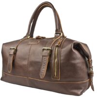 Дорожная сумка Carlo Gattini Sinfonica Campora 4019-04 (темно-коричневый) - Превью изображения №2 — Интернет-магазин Time-Shop