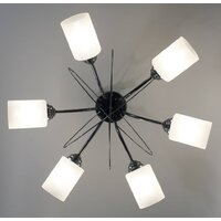 Припотолочная люстра Элетех Орбиталь 161 НСБ 01-6х60-106 Е27 1005404584 (хром) - Превью изображения №7 — Интернет-магазин Time-Shop