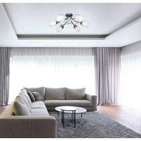 Припотолочная люстра Элетех Орбиталь 161 НСБ 01-6х60-106 Е27 1005404584 (хром) - Превью изображения №5 — Интернет-магазин Time-Shop