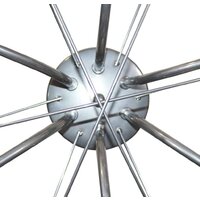 Припотолочная люстра Элетех Орбиталь 161 НСБ 01-6х60-106 Е27 1005404584 (хром) - Превью изображения №4 — Интернет-магазин Time-Shop