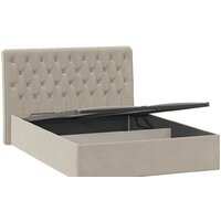 Кровать Трия Скарлет универсальная тип 1 с ПМ 140x200 (велюр мокко светлый) - Превью изображения №3 — Интернет-магазин Time-Shop