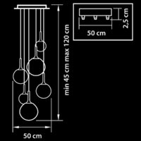 Подвесная люстра Lightstar 813063 - Превью изображения №2 — Интернет-магазин Time-Shop