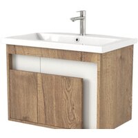 Дабер Тумба под умывальник 016 Cersanit Como 70 Т16.7C.0.21 (дуб галифакс/белый)