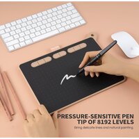 Графический планшет Parblo Ninos M (розовый) - Превью изображения №6 — Интернет-магазин Time-Shop