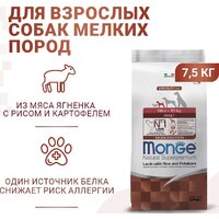 Сухой корм для собак Monge Speciality Line Monoprotein Mini Ягненок, рис с картофелем 7.5 кг - Превью изображения №7 — Интернет-магазин Time-Shop