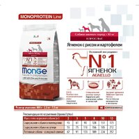 Сухой корм для собак Monge Speciality Line Monoprotein Mini Ягненок, рис с картофелем 7.5 кг - Превью изображения №6 — Интернет-магазин Time-Shop