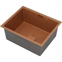 Кухонная мойка Roxen Uno 560210-54-BRS PVD бронзовая/текстурная (с ролл-матом и дозатором) - Превью изображения №7 — Интернет-магазин Time-Shop