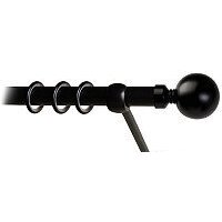 Lm Decor Шар большой 059 1р гладкий 25мм (черный матовый, 2.4м)