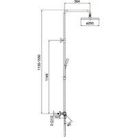 Душевая система  Gappo G2495-79 - Превью изображения №6 — Интернет-магазин Time-Shop