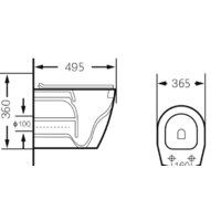 Унитаз подвесной Grossman GR-4459S - Превью изображения №2 — Интернет-магазин Time-Shop