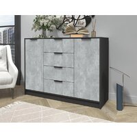 Тумба Интерлиния Концепт КТ-Т140 (бетон/антрацит) - Превью изображения №3 — Интернет-магазин Time-Shop