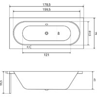 Ванна Lauter Ava 180х80 21208080 - Превью изображения №28 — Интернет-магазин Time-Shop