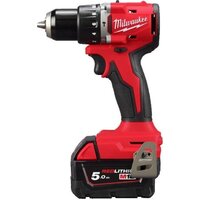 Ударная дрель-шуруповерт Milwaukee M18 M18BLPDRC-502C 4933492826 (с 2-мя АКБ 5 Ач, кейс) - Превью изображения №2 — Интернет-магазин Time-Shop