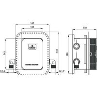 Душевая система  Deante BXYSX44T-1 - Превью изображения №4 — Интернет-магазин Time-Shop