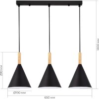 Подвесная люстра Evoluce SLE1255-403-03 - Превью изображения №5 — Интернет-магазин Time-Shop