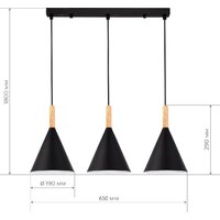 Подвесная люстра Evoluce SLE1255-403-03 - Превью изображения №4 — Интернет-магазин Time-Shop