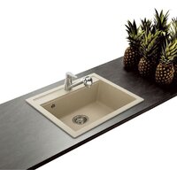 Кухонная мойка Aquasanita Quadro SQQ100W (beige 110) - Превью изображения №11 — Интернет-магазин Time-Shop