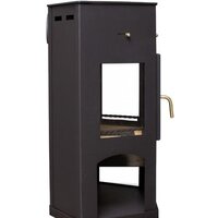 Свободностоящая печь-камин Мета-Бел Енисей с плитой АОТ-11.0 - Превью изображения №2 — Интернет-магазин Time-Shop