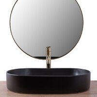 Умывальник Rea Nadia 60 Black Matt REA-U1062 - Превью изображения №3 — Интернет-магазин Time-Shop