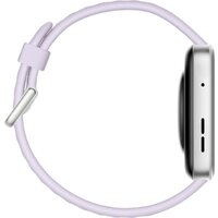 Умные часы Huawei Watch FIT 4 (серебристый, с сиреневым силиконовым ремешком, международная версия) - Превью изображения №6 — Интернет-магазин Time-Shop