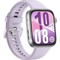 Умные часы Huawei Watch FIT 4 (серебристый, с сиреневым силиконовым ремешком, международная версия) - Превью изображения №5 — Интернет-магазин Time-Shop