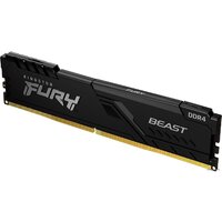 Оперативная память Kingston FURY Beast 4x16GB DDR4 PC4-25600 KF432C16BB1K4/64 - Превью изображения №2 — Интернет-магазин Time-Shop