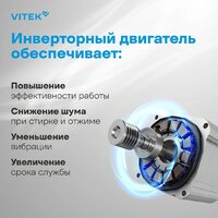 Стиральная машина Vitek VT-WME7208 - Превью изображения №4 — Интернет-магазин Time-Shop