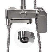 Душевая система  Hansberge H5049 (никель) - Превью изображения №4 — Интернет-магазин Time-Shop