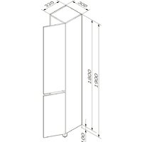  AM.PM Шкаф-пенал Gem S 30 M91CSR0306GM (правый, графит матовый) - Превью изображения №7 — Интернет-магазин Time-Shop