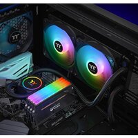 Система жидкостного охлаждения для процессора Thermaltake Floe RC240 CL-W271-PL12SW-A - Превью изображения №10 — Интернет-магазин Time-Shop