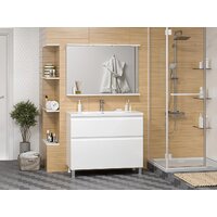  Misty Тумба под умывальник Лаки 100 П-Лак-01100-0112Я+RCW-1403100WH - Превью изображения №8 — Интернет-магазин Time-Shop