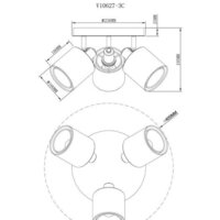 Спот Moderli Room V10627-3C - Превью изображения №9 — Интернет-магазин Time-Shop