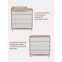 Детский комод Rant Bergen 105 (Crystal Beige) - Превью изображения №4 — Интернет-магазин Time-Shop