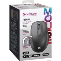 Мышь Defender Feam MM-296 (черный) - Превью изображения №2 — Интернет-магазин Time-Shop
