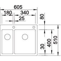 Кухонная мойка Blanco Claron 340/180-IF/A (полированная) - Превью изображения №3 — Интернет-магазин Time-Shop